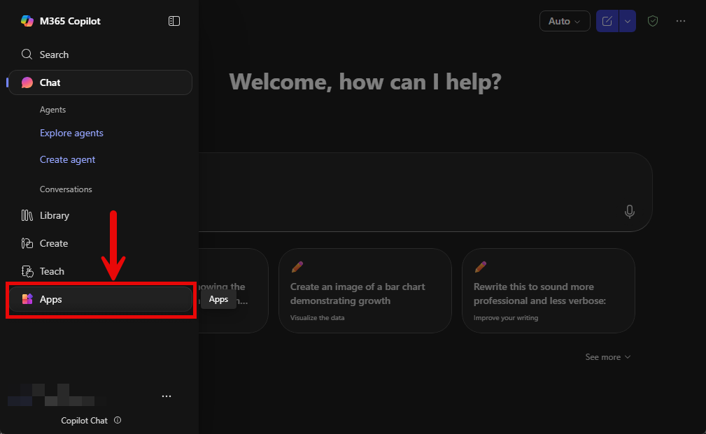 Office Dashboard - Copilot